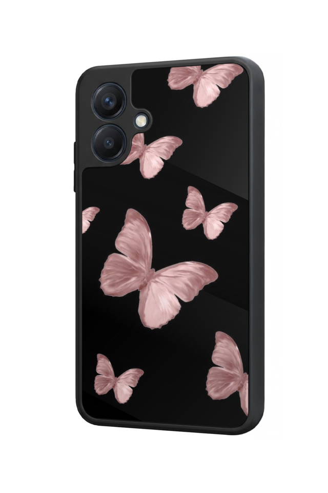 Samsung Galaxy A07 Uyumlu Kelebek Tasarımlı Glossy Premium Kılıf