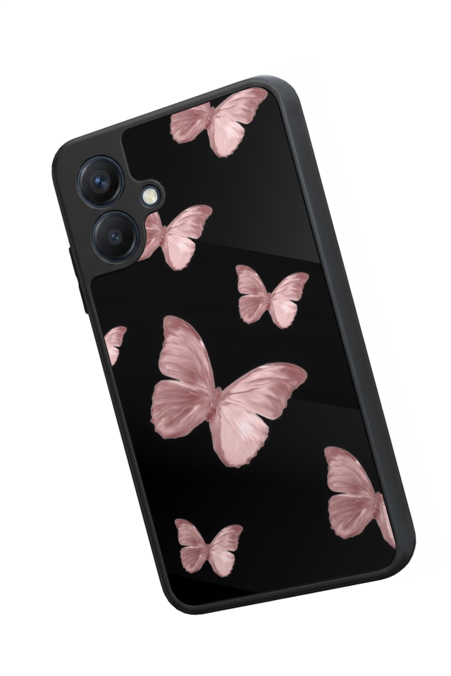 Samsung Galaxy A07 Uyumlu Kelebek Tasarımlı Glossy Premium Kılıf