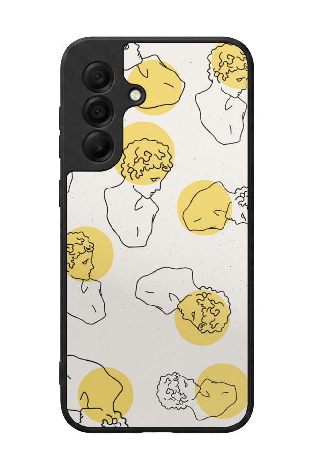 Samsung Galaxy A17 Uyumlu Line Art Tasarımlı Glossy Premium Kılıf