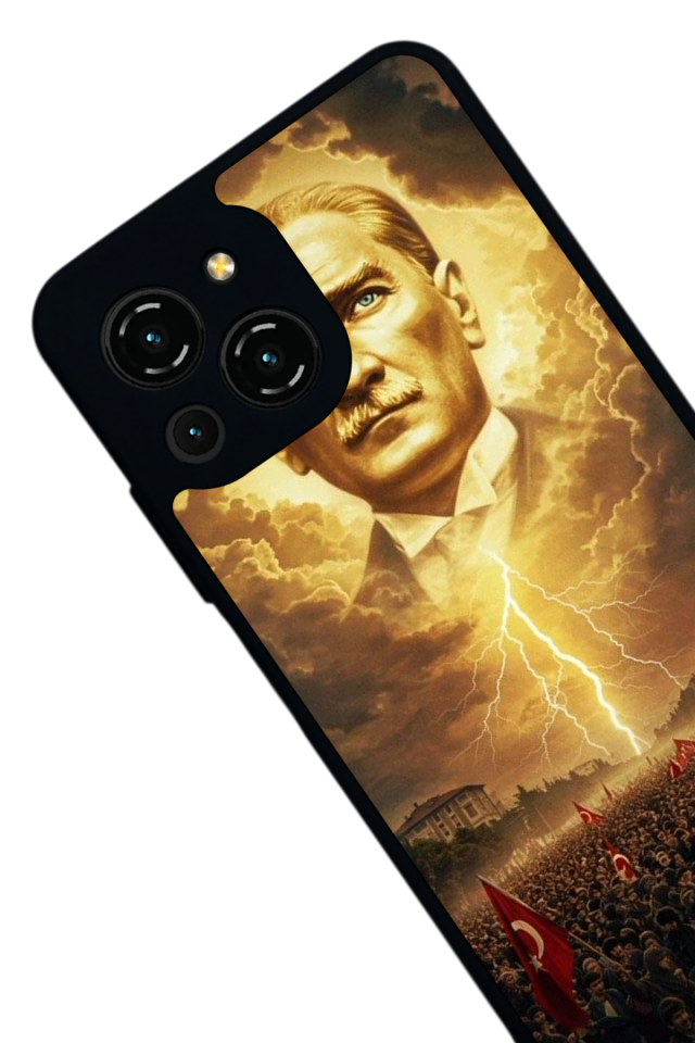 Reeder S23 Pro Max Uyumlu Mustafa Kemal Ataturk Tasarımlı Glossy Premium Kılıf