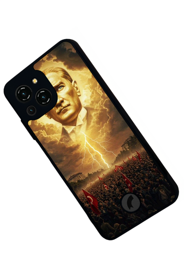 Reeder S23 Pro Max Uyumlu Mustafa Kemal Ataturk Tasarımlı Glossy Premium Kılıf