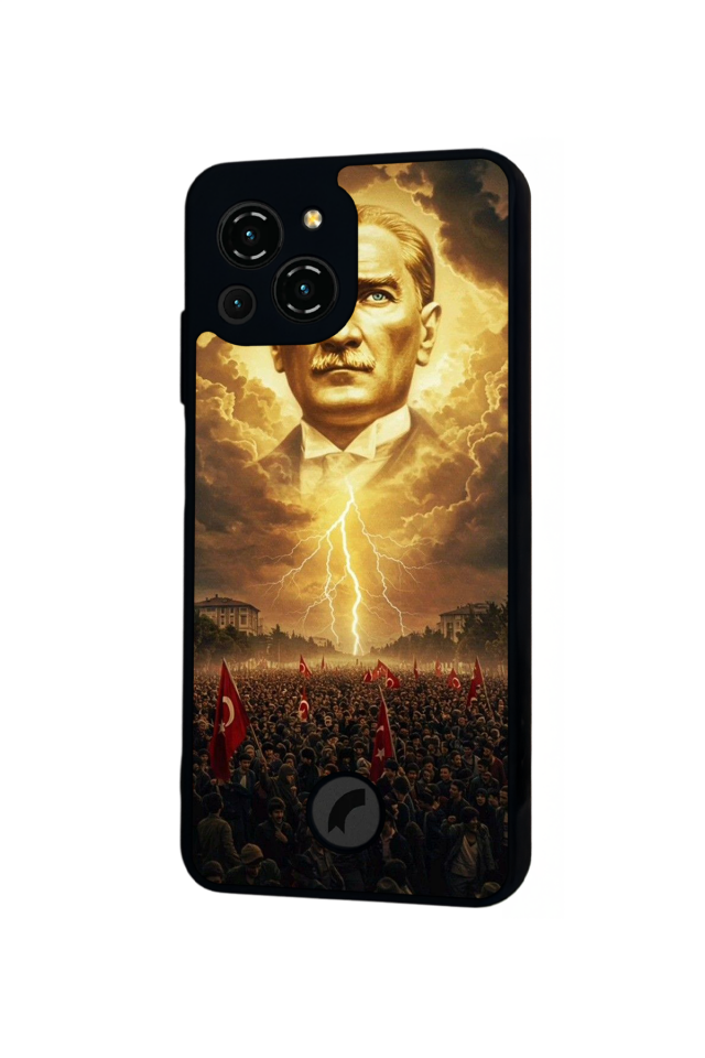 Reeder S23 Pro Max Uyumlu Mustafa Kemal Ataturk Tasarımlı Glossy Premium Kılıf
