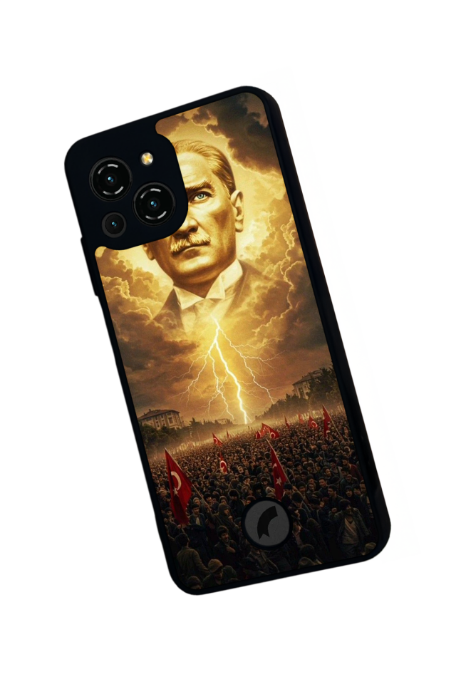 Reeder S23 Pro Max Uyumlu Mustafa Kemal Ataturk Tasarımlı Glossy Premium Kılıf