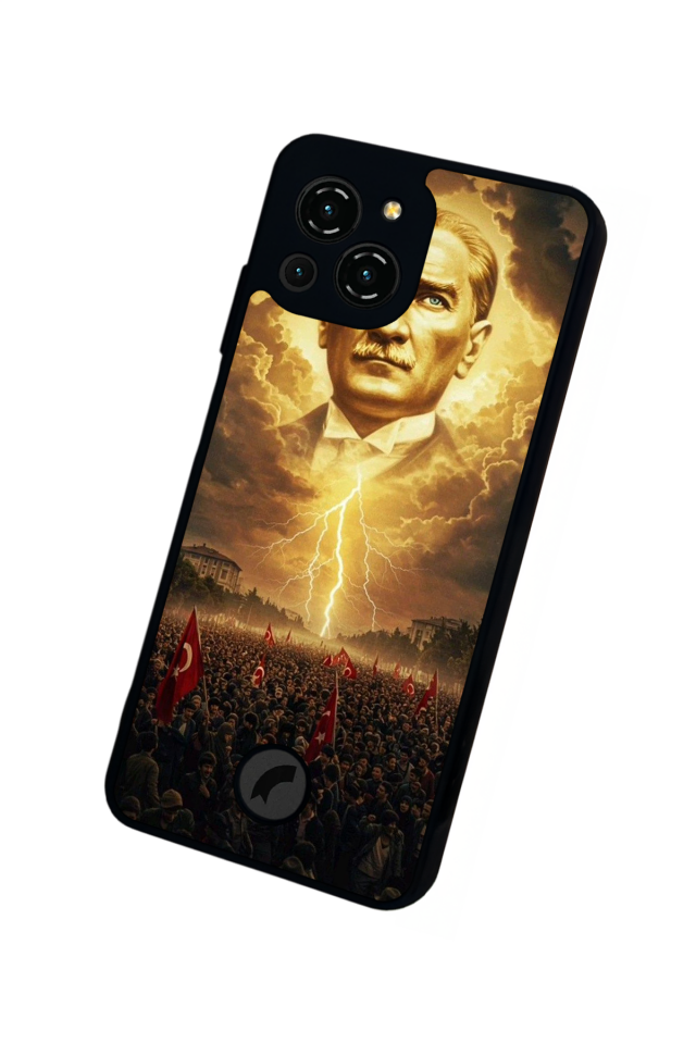 Reeder S23 Pro Max Uyumlu Mustafa Kemal Ataturk Tasarımlı Glossy Premium Kılıf