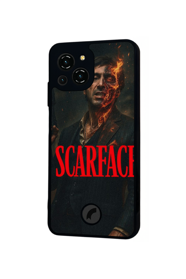 Reeder S23 Pro Max Uyumlu Scarface Tasarımlı Glossy Premium Kılıf