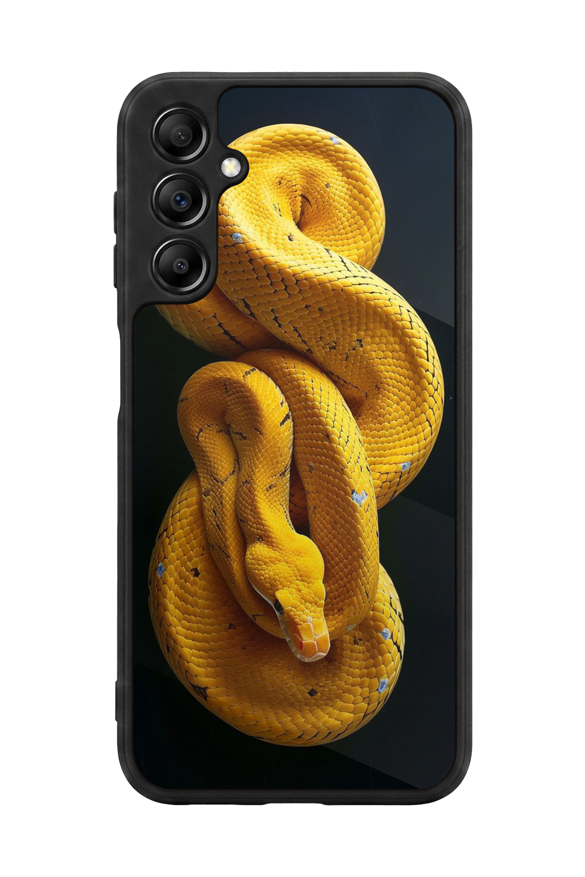 Samsung Galaxy A14 Uyumlu Yılan Tasarımlı Glossy Premium Kılıf