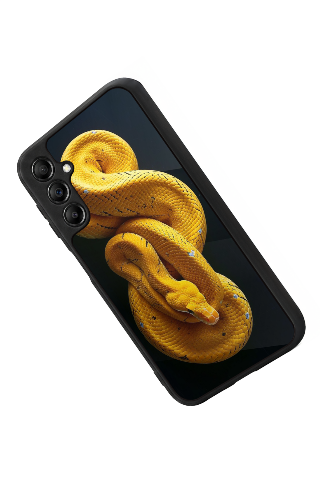 Samsung Galaxy A14 Uyumlu Yılan Tasarımlı Glossy Premium Kılıf
