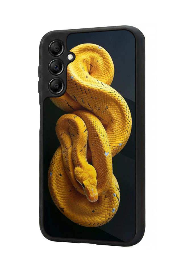 Samsung Galaxy A14 Uyumlu Yılan Tasarımlı Glossy Premium Kılıf