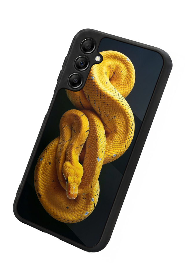 Samsung Galaxy A14 Uyumlu Yılan Tasarımlı Glossy Premium Kılıf