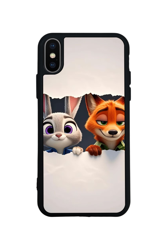 iPhone XS Max Uyumlu Zootropolis Tasarımlı Glossy Premium Kılıf