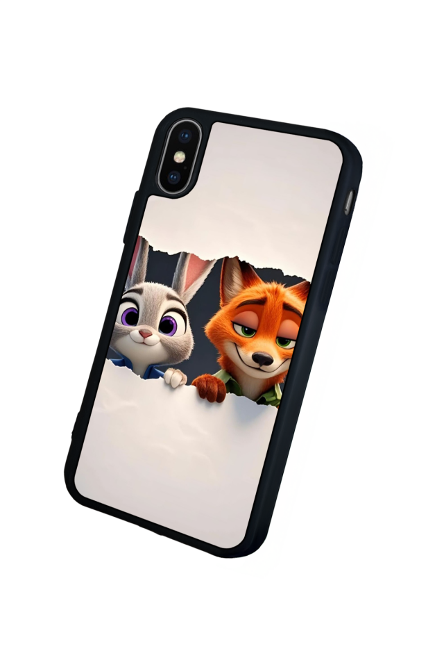 iPhone XS Max Uyumlu Zootropolis Tasarımlı Glossy Premium Kılıf