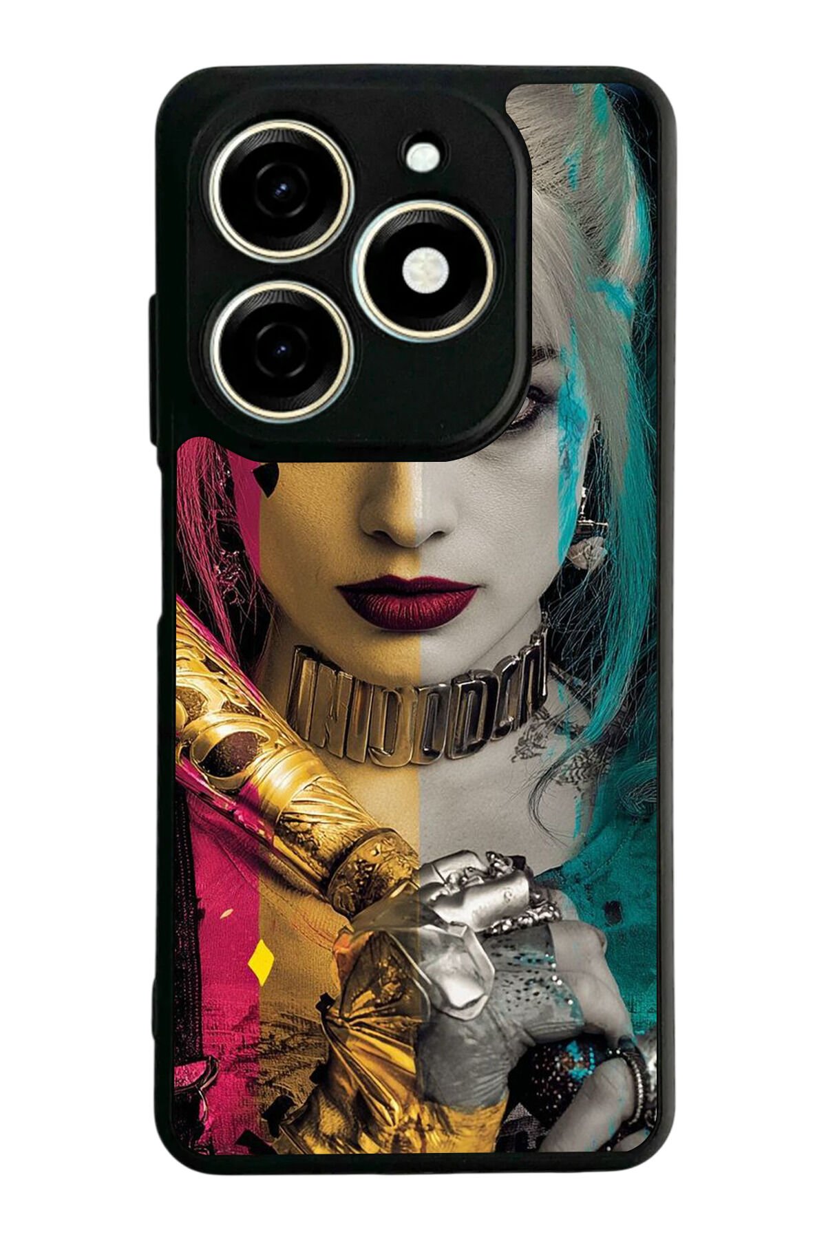 Tecno Spark 20/20C Uyumlu HarleyQueen Tasarımlı Glossy Premium Kılıf