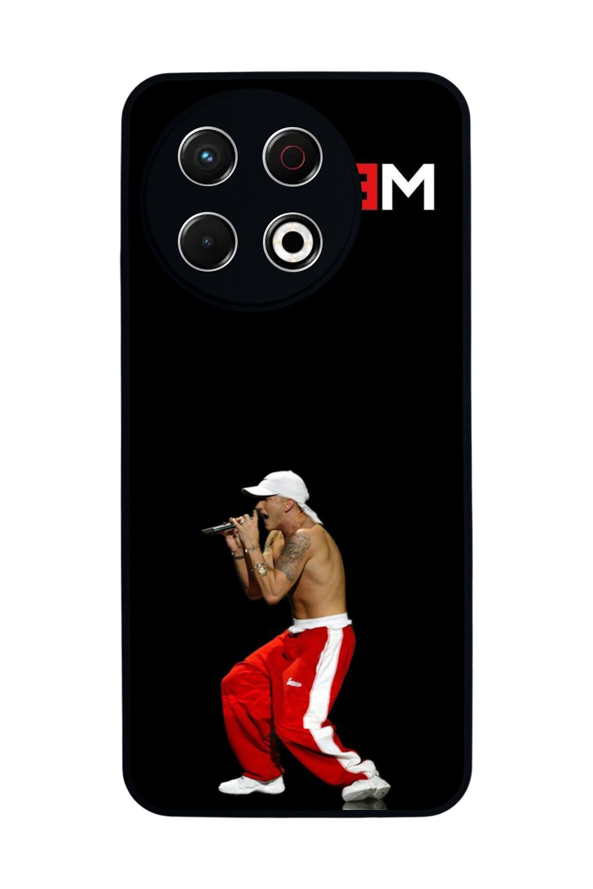 Tecno Spark 30 Pro Uyumlu Eminem Tasarımlı Glossy Premium Kılıf