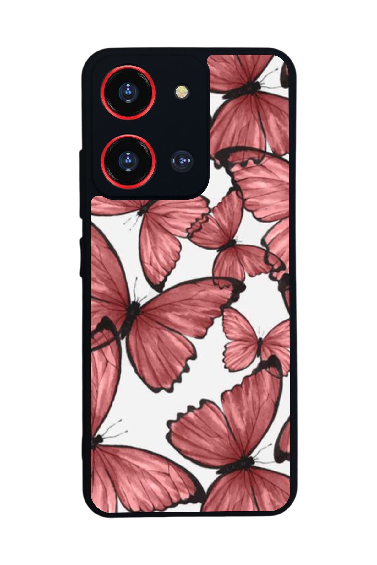 Reeder S19 Max Pro S ZOOM Uyumlu Kelebek Tasarımlı Glossy Premium Kılıf