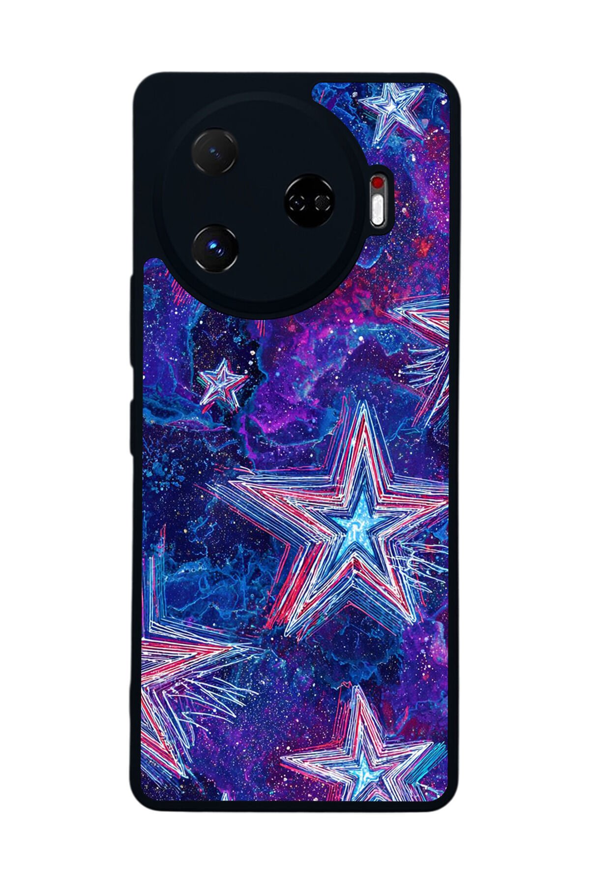 Tecno Camon 30 Pro Uyumlu Retro Yildizlar Tasarımlı Glossy Premium Kılıf