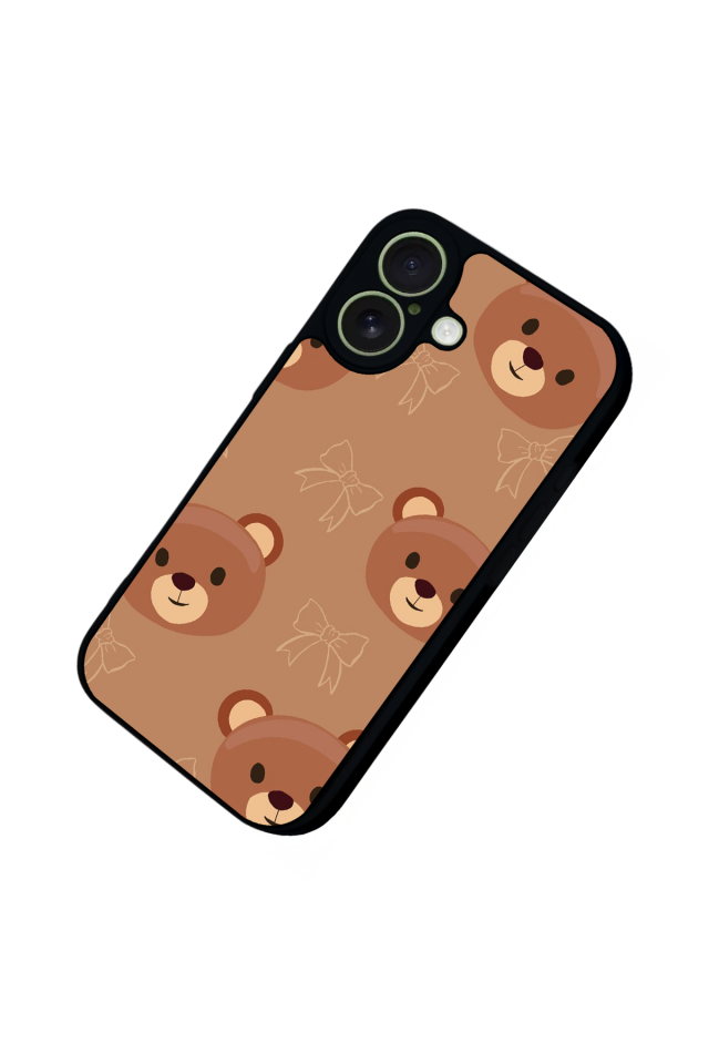 iPhone 17 Uyumlu Ayı Tasarımlı Glossy Premium Kılıf