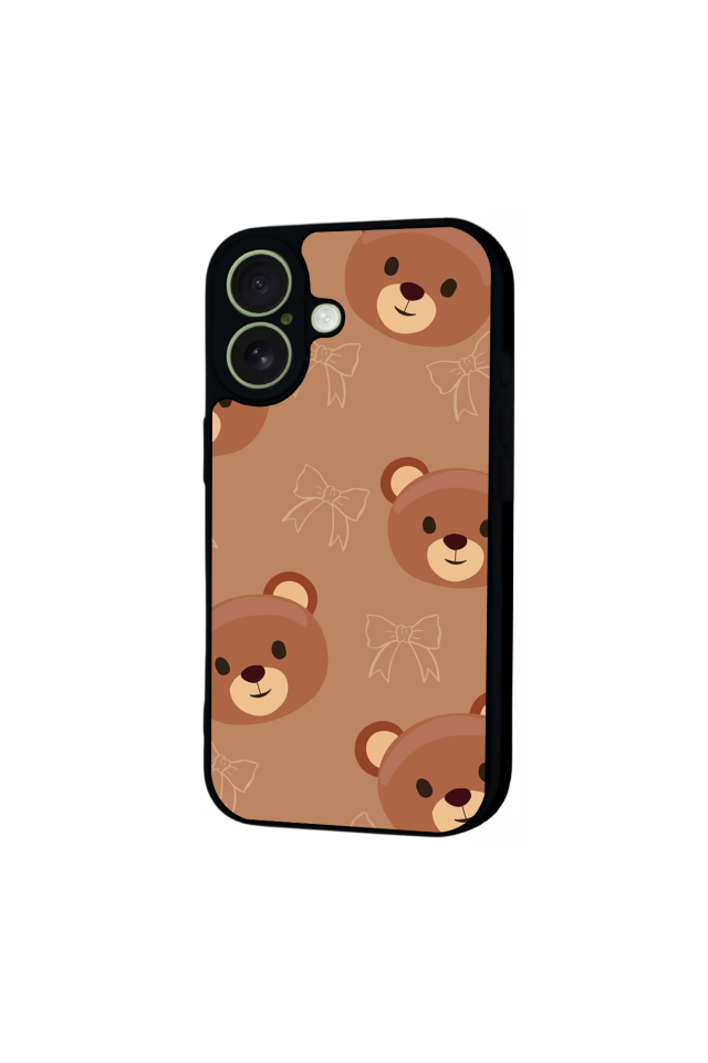 iPhone 17 Uyumlu Ayı Tasarımlı Glossy Premium Kılıf