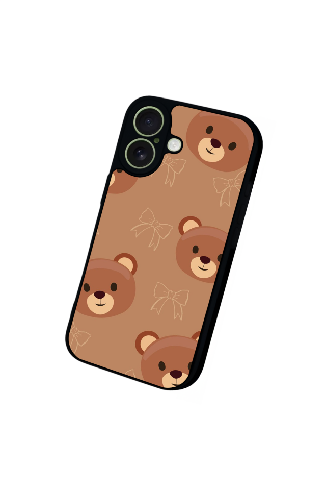 iPhone 17 Uyumlu Ayı Tasarımlı Glossy Premium Kılıf