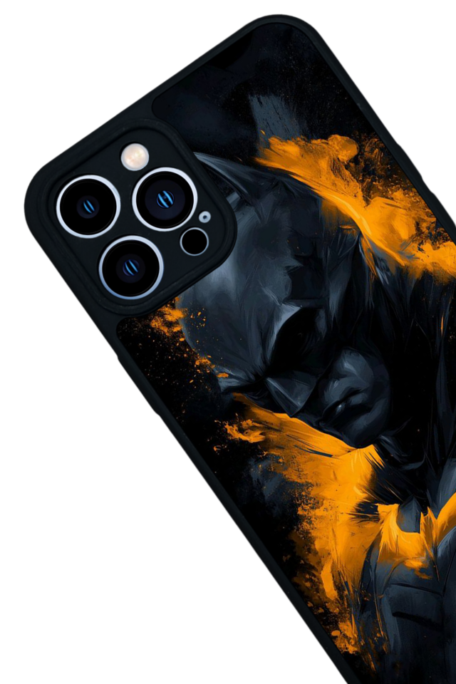 iPhone 13 Pro Max Uyumlu Batman Tasarımlı Glossy Premium Kılıf