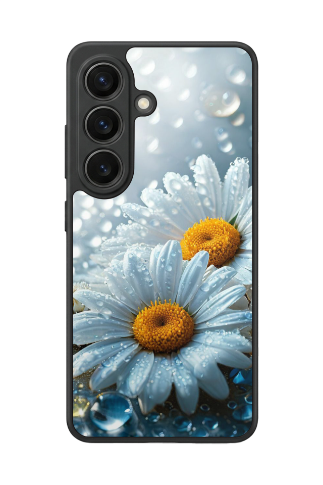 Samsung Galaxy S26 Uyumlu Cicek Tasarımlı Glossy Premium Kılıf