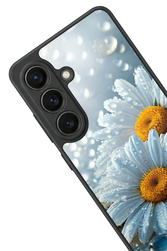 Samsung Galaxy S26 Uyumlu Cicek Tasarımlı Glossy Premium Kılıf