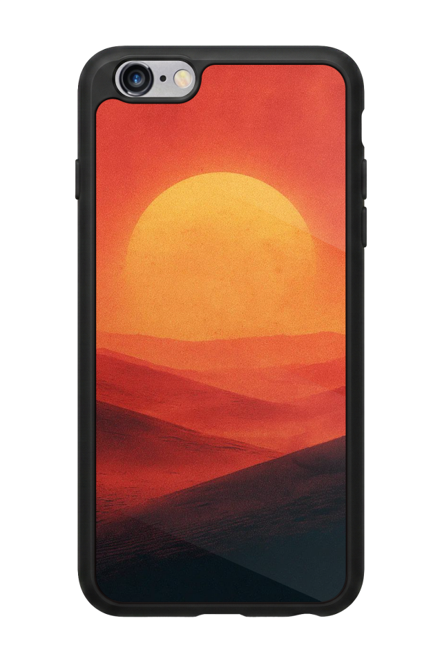 iPhone 6 Plus Uyumlu Güneş Tasarımlı Glossy Premium Kılıf