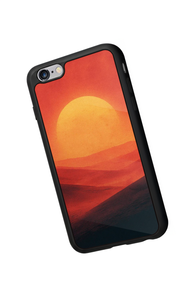 iPhone 6 Plus Uyumlu Güneş Tasarımlı Glossy Premium Kılıf