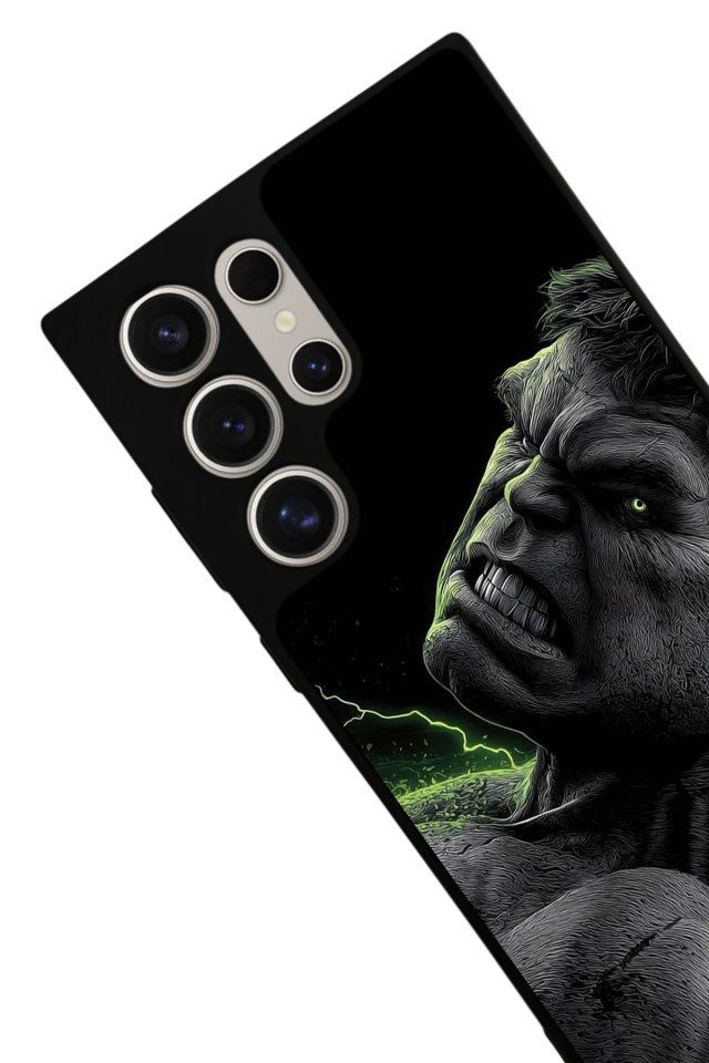 Samsung Galaxy S23 Ultra Uyumlu Hulk Tasarımlı Glossy Premium Kılıf