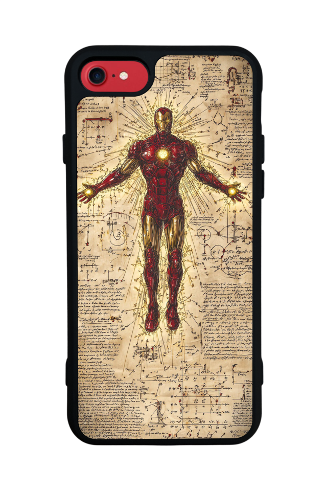 iPhone 7 Uyumlu Iron Man ( Demir Adam ) Tasarımlı Glossy Premium Kılıf