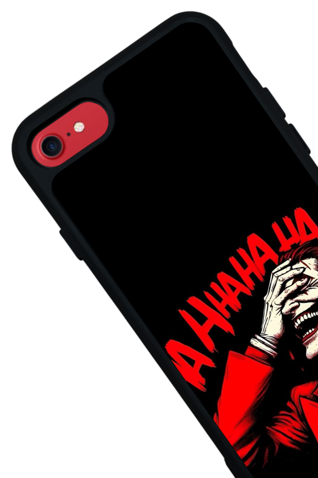 iPhone SE Uyumlu Joker Tasarımlı Glossy Premium Kılıf