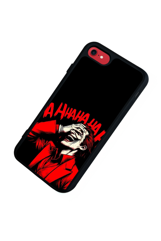 iPhone SE Uyumlu Joker Tasarımlı Glossy Premium Kılıf