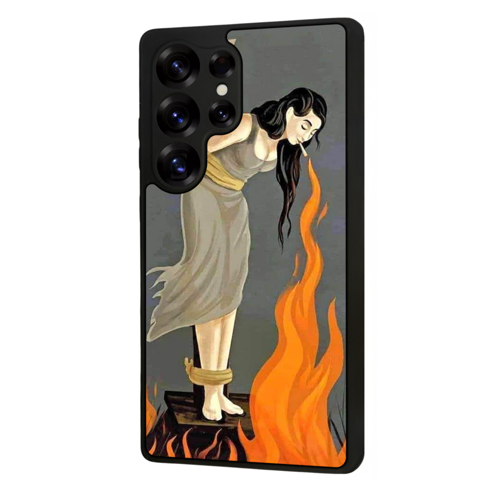 Samsung Galaxy S25 Ultra Uyumlu Kalp Love Tasarımlı Glossy Premium Kılıf