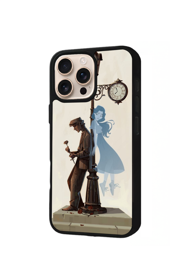 iPhone 15 Pro Uyumlu Kalp Love Tasarımlı Glossy Premium Kılıf