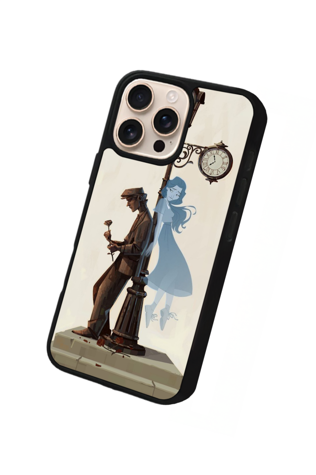 iPhone 15 Pro Uyumlu Kalp Love Tasarımlı Glossy Premium Kılıf