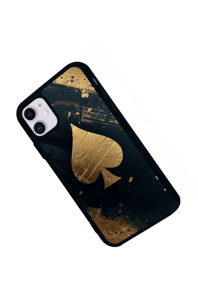 iPhone 11 Uyumlu Kart Tasarımlı Glossy Premium Kılıf