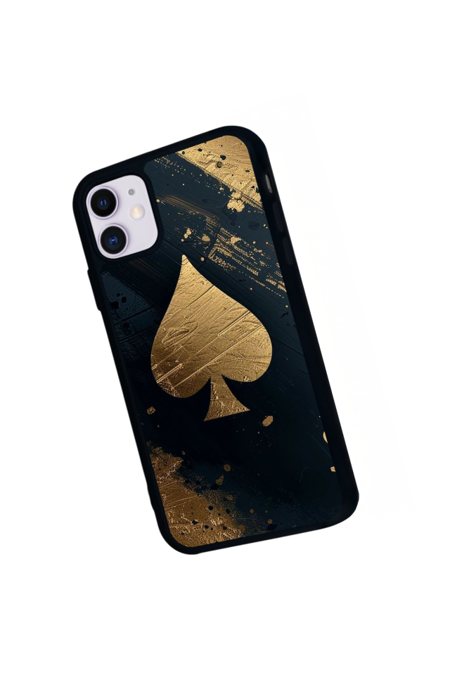 iPhone 11 Uyumlu Kart Tasarımlı Glossy Premium Kılıf