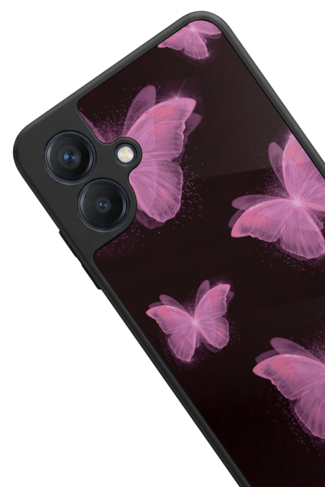 Samsung Galaxy A07 Uyumlu Kelebek Tasarımlı Glossy Premium Kılıf