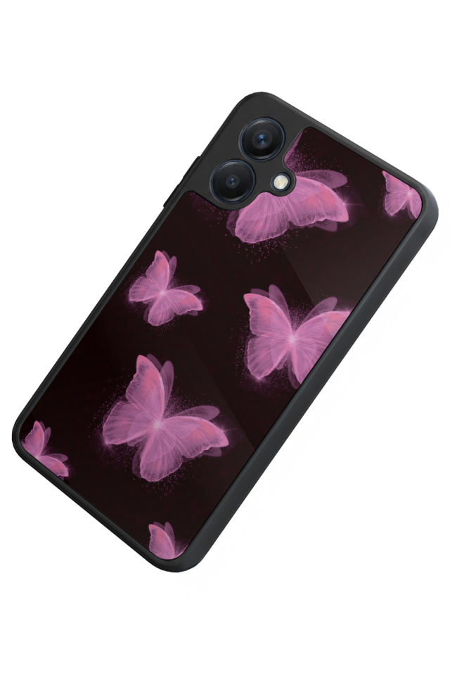 Samsung Galaxy A07 Uyumlu Kelebek Tasarımlı Glossy Premium Kılıf