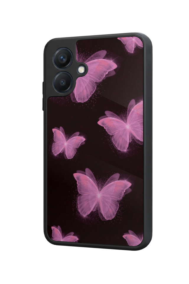 Samsung Galaxy A07 Uyumlu Kelebek Tasarımlı Glossy Premium Kılıf