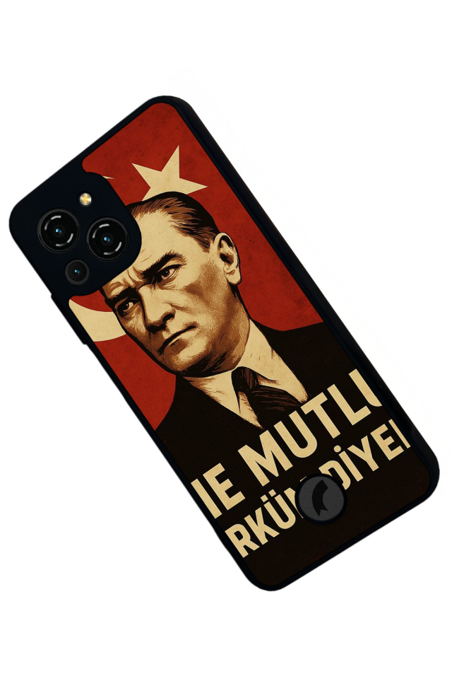 Reeder S23 Pro Max Uyumlu  Mustafa Kemal Ataturk Tasarımlı Glossy Premium Kılıf