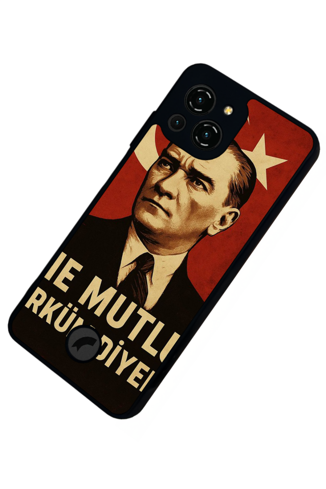 Reeder S23 Pro Max Uyumlu  Mustafa Kemal Ataturk Tasarımlı Glossy Premium Kılıf