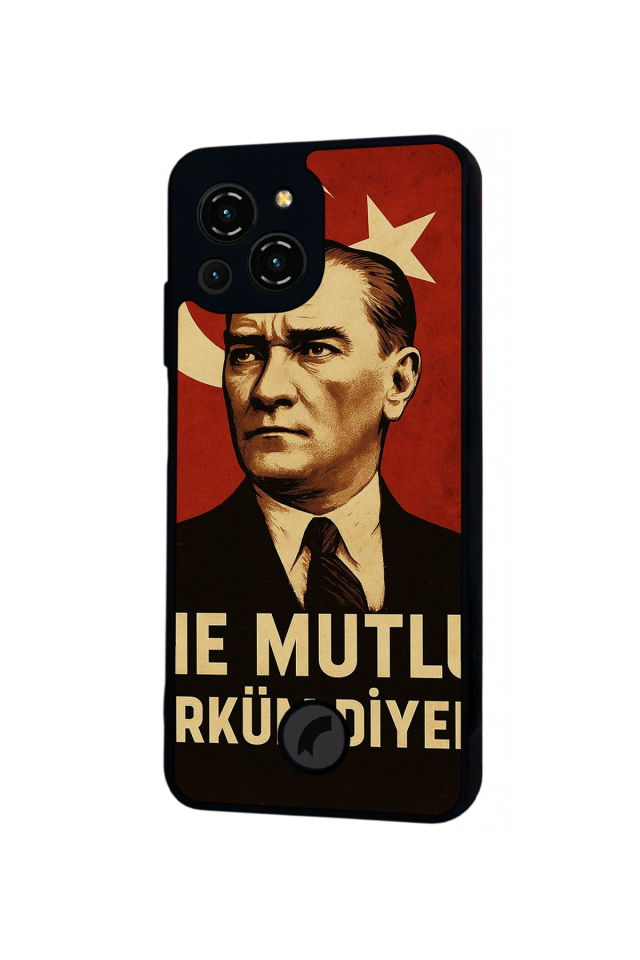 Reeder S23 Pro Max Uyumlu  Mustafa Kemal Ataturk Tasarımlı Glossy Premium Kılıf