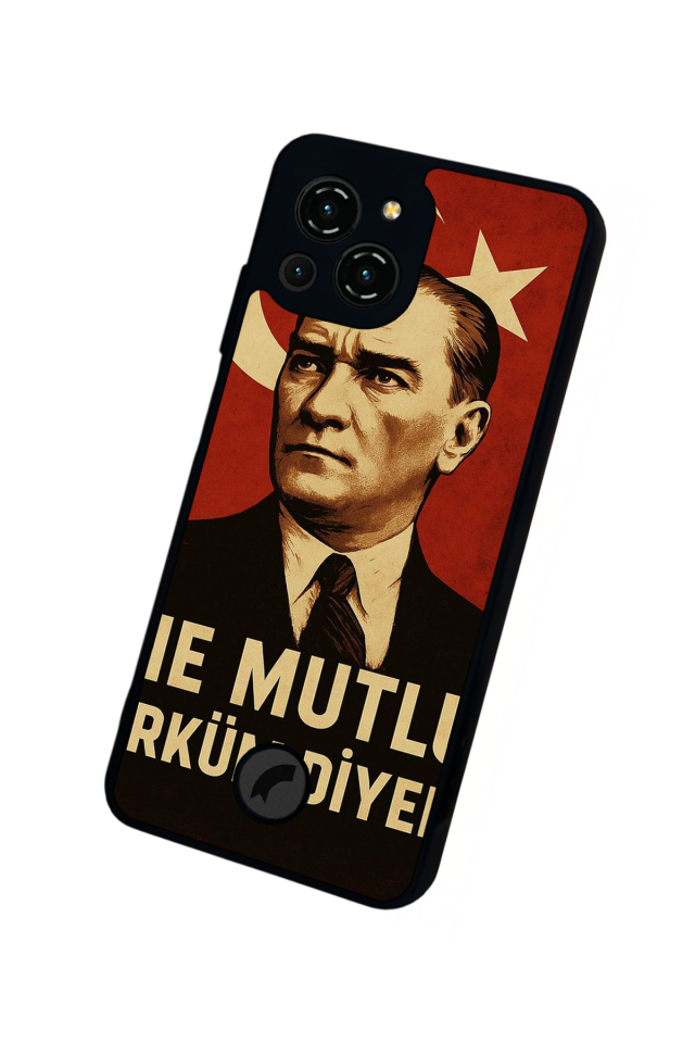 Reeder S23 Pro Max Uyumlu  Mustafa Kemal Ataturk Tasarımlı Glossy Premium Kılıf