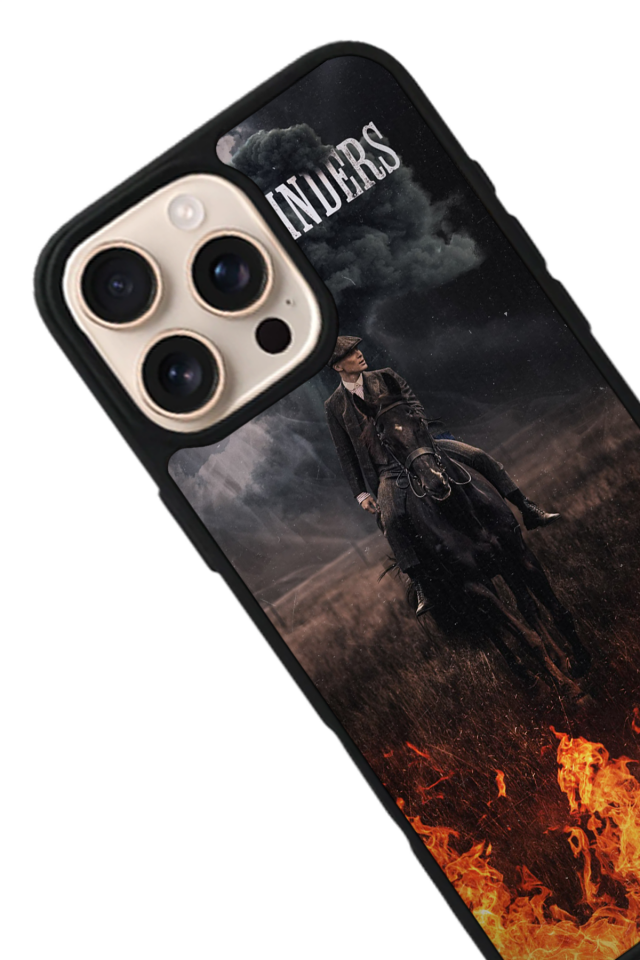 iPhone 15 Pro Max Uyumlu Peaky Blinders Tasarımlı Glossy Premium Kılıf