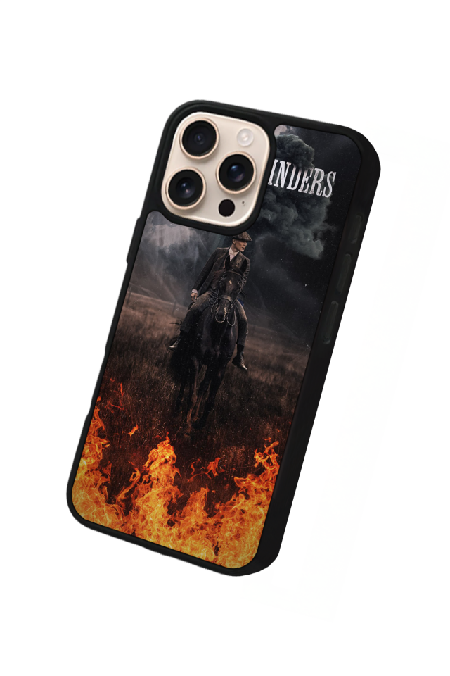 iPhone 15 Pro Max Uyumlu Peaky Blinders Tasarımlı Glossy Premium Kılıf