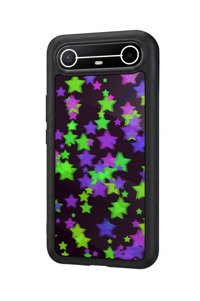 Tecno Spark Slim 5G Uyumlu Retro Yildizlar Tasarımlı Glossy Premium Kılıf