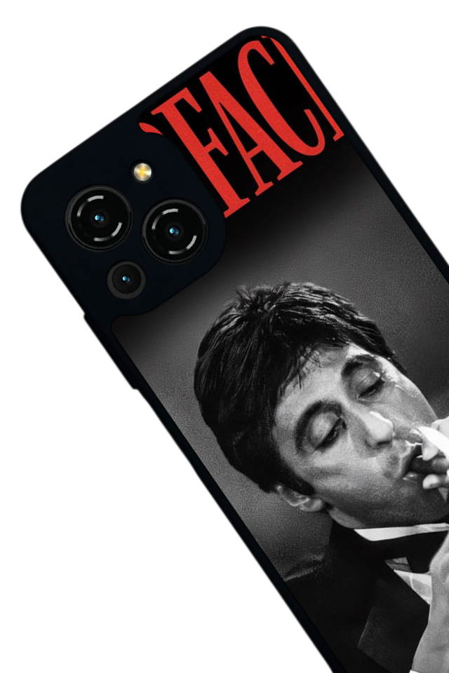 Reeder S23 Pro Max Uyumlu Scarface Tasarımlı Glossy Premium Kılıf