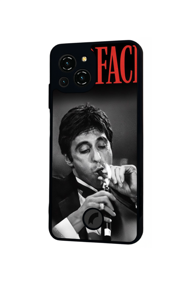 Reeder S23 Pro Max Uyumlu Scarface Tasarımlı Glossy Premium Kılıf