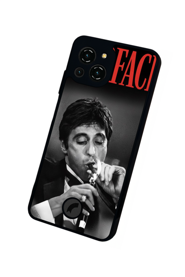 Reeder S23 Pro Max Uyumlu Scarface Tasarımlı Glossy Premium Kılıf