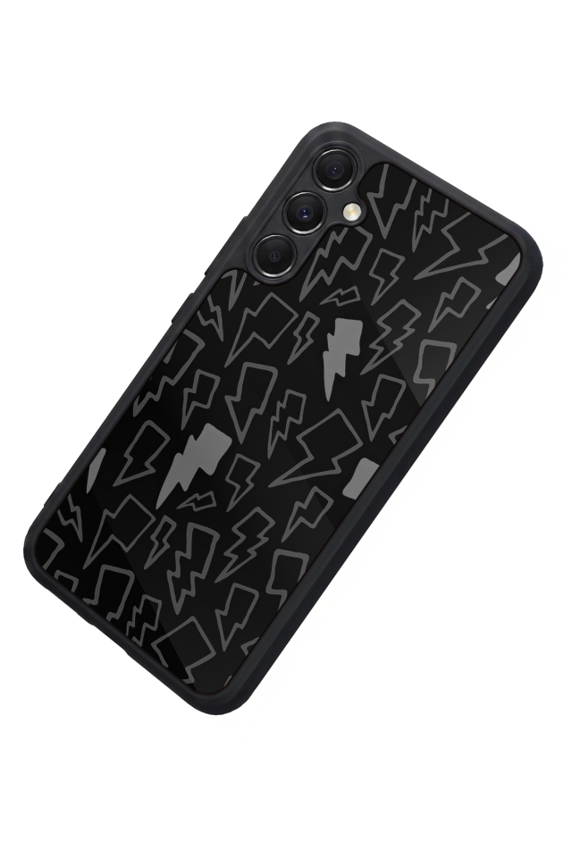 Samsung Galaxy A34 Uyumlu Simsek Tasarımlı Glossy Premium Kılıf